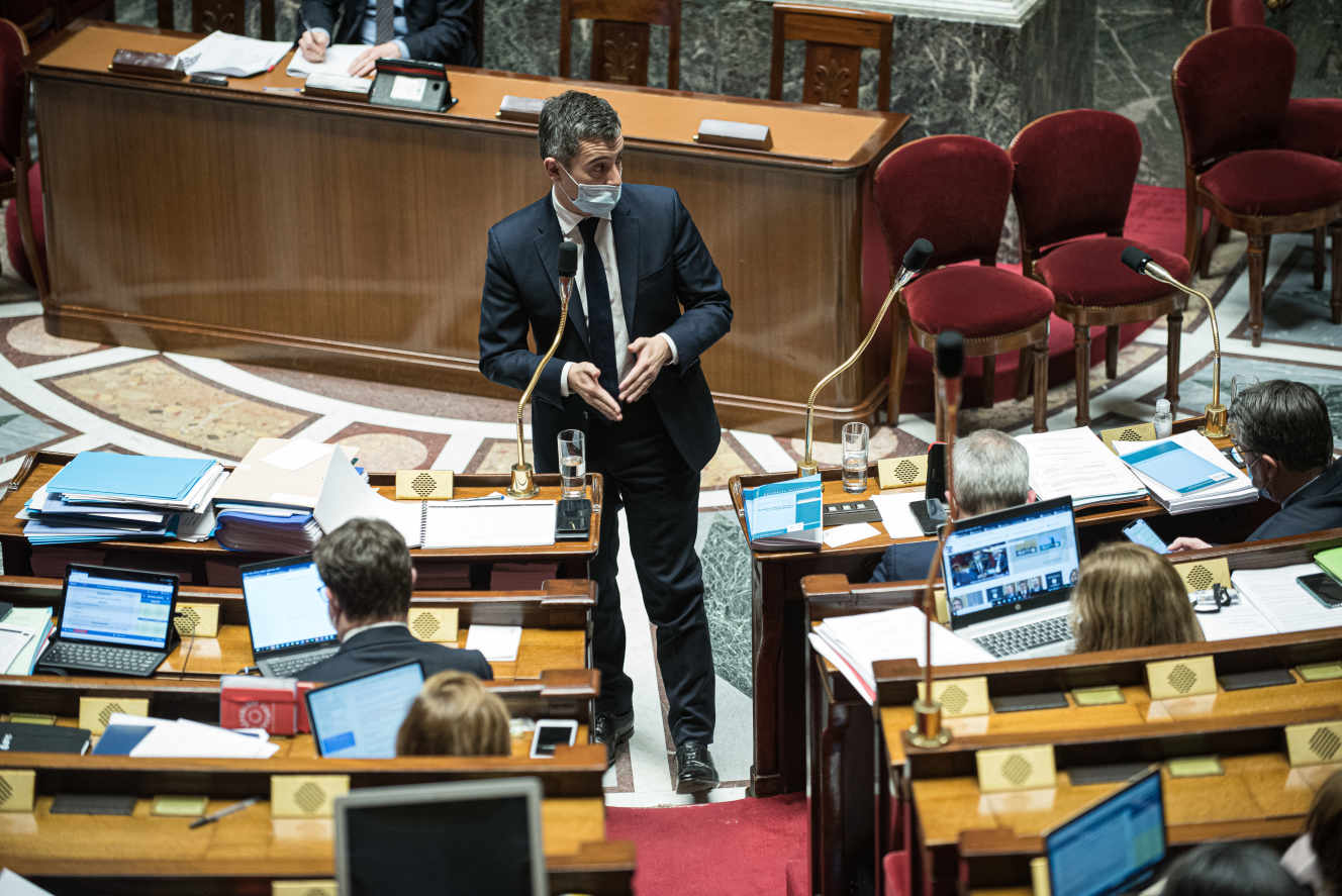 Gérald Darmanin à l’Assemblée nationale